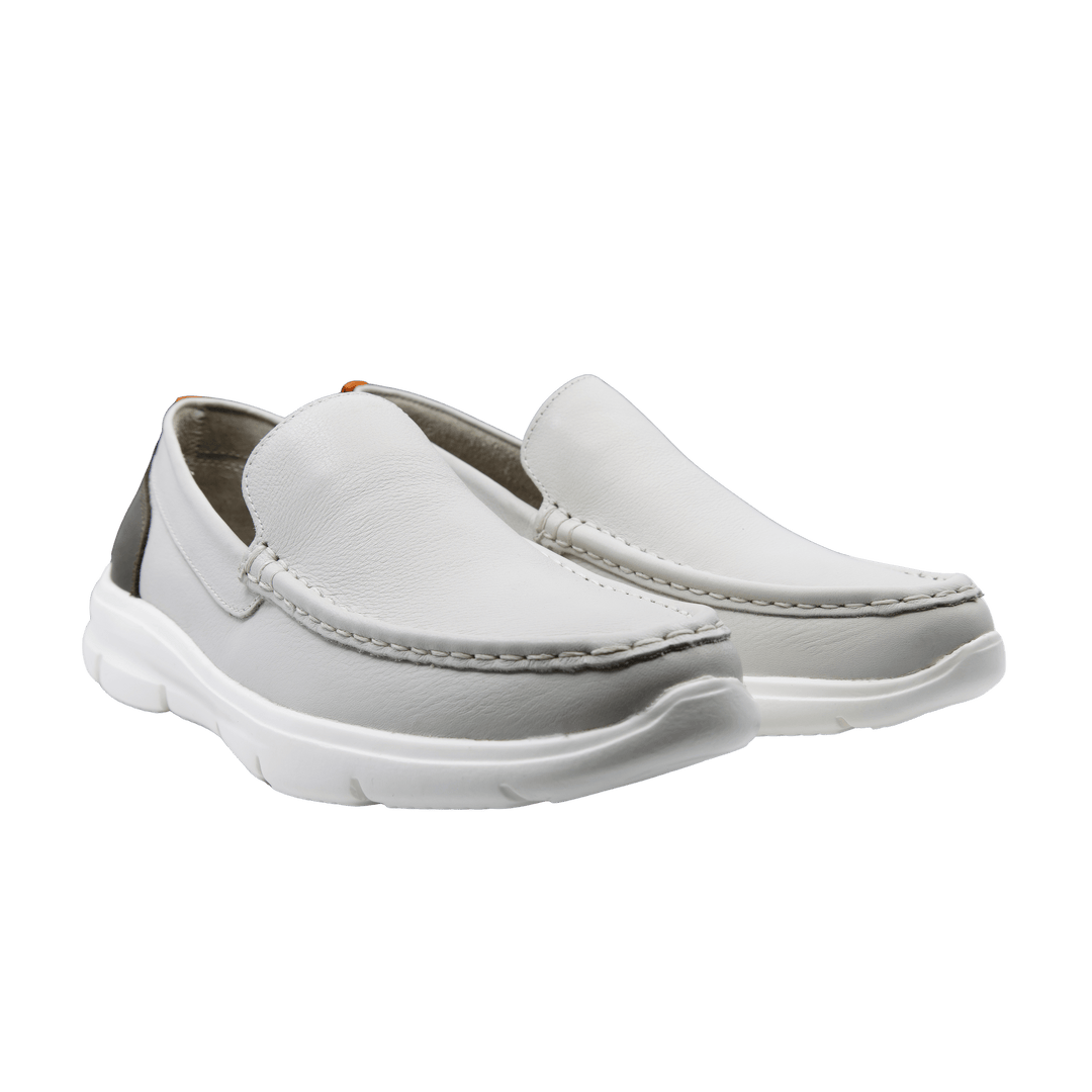 Mokasiny panské kremové Hap Shoes